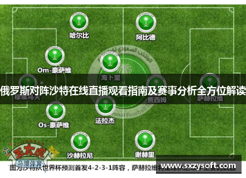 俄罗斯对阵沙特在线直播观看指南及赛事分析全方位解读
